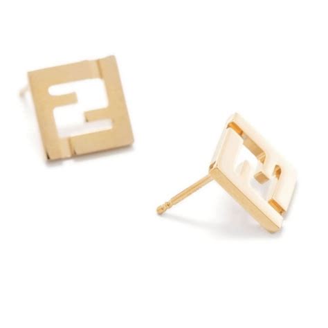 fendi stud earrings